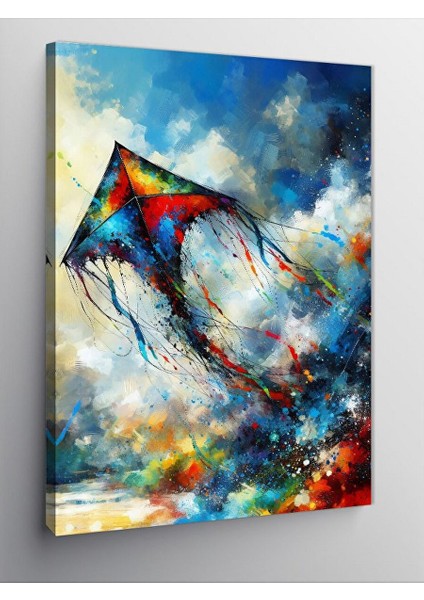 Kanvas Tablo Uçan Uçurtma 100X140 cm