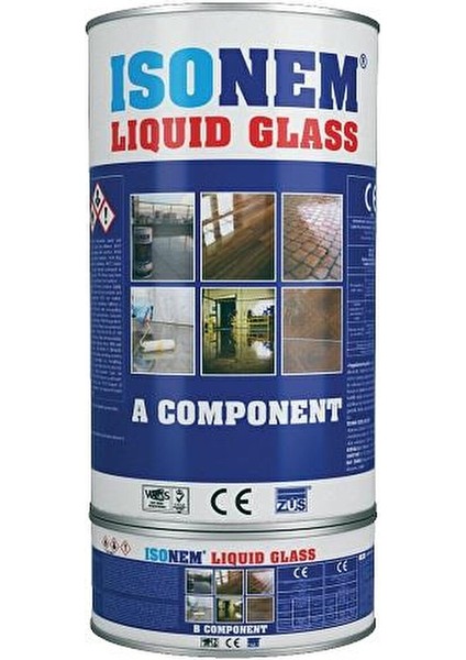 Isonem Liquid Glass Şeffaf Parlak Su Izolasyonu 2 kg