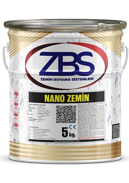 Nano Zemin Boyası 5kg. Ral 7042