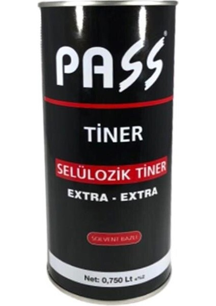 Selülozik Tiner Çift Extra Pass Çift Extra Tiner 0.700 ml