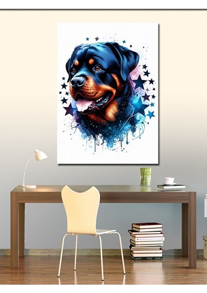 Kanvas Tablo Yıldızlar ve Köpek fiyatları
