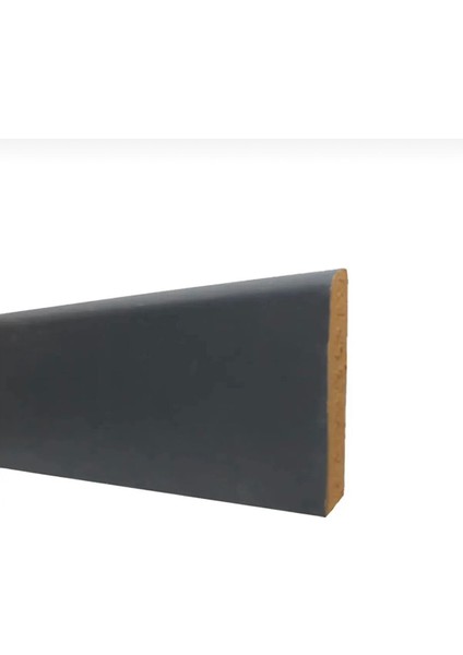 By Istanbul 12.5 mt 8 cm Antrasit Gri Düz Model Laminat Parke Süpürgelik Modeli Folyo Kaplama