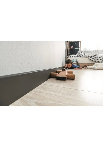 By Istanbul 12.5 mt 8 cm Antrasit Gri Düz Model Laminat Parke Süpürgelik Modeli Folyo Kaplama fiyatları