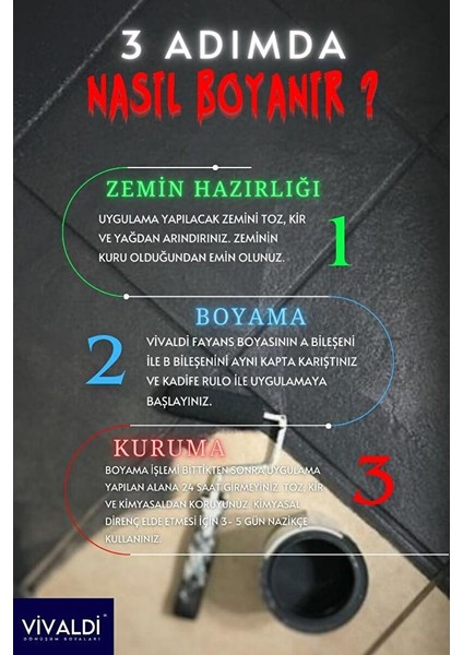 Fayans Boyası Seti Sıvı Cam ve Uygulama Seti Tezgah, Mermer, Banyo, Mutfak Boyama Seti 1 Lt Mum Işığı modelleri