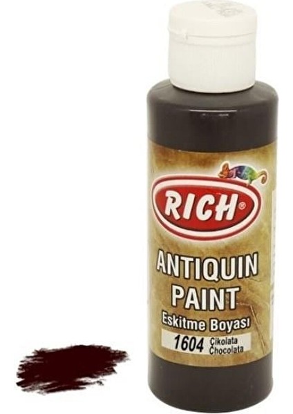 Rich 1604 Çikolata 120 ml Eskitme Ahşap Boyası