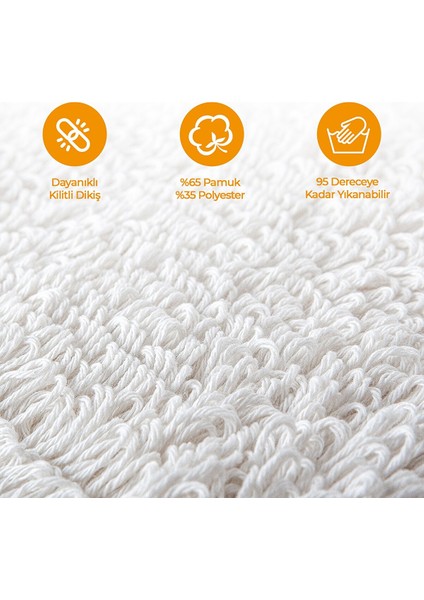 Zincir Dikiş Nemli Mop 50 Cm., 220 Gr.