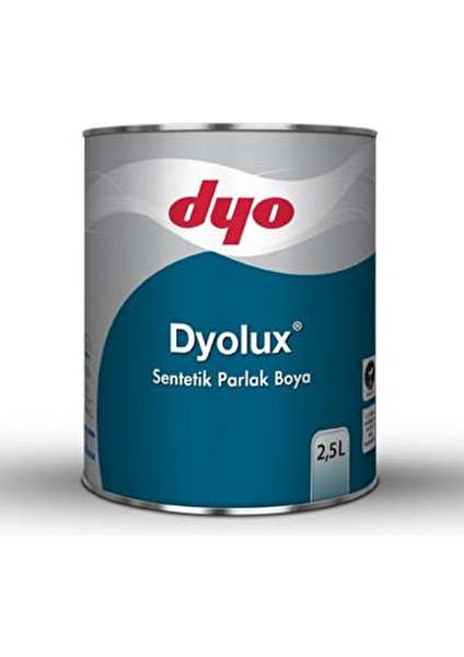Dyo Dyolüx Sentetik Parlak Boya 2.5 Lt Siyah