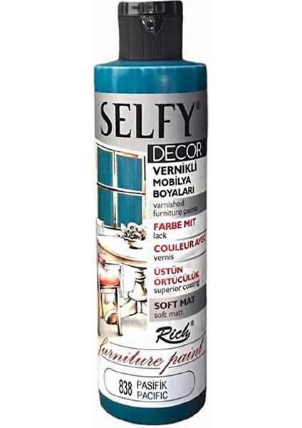 Selfy Decor Vernikli Boya Pasifik 240CC