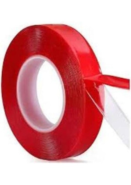 Silikonlu Çift Taraflı Montaj Bandı 18MM x 2mt