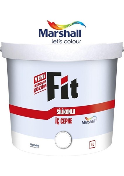 Fit Silikonlu Iç Cephe Duvar Boyası 20 kg Çakıl Taşı