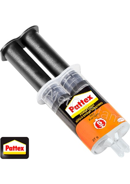 Power Epoxy Güçlü Epoksi̇ Yapiştirici Şiringa Epoxi̇ -Şeffaf