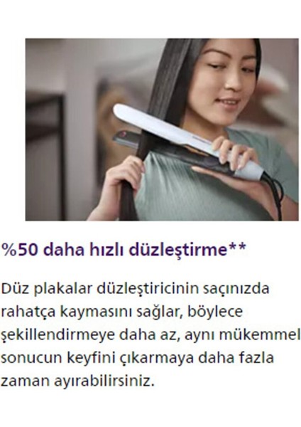 5000 Series Saç Düzleştirici ;argan Yağı Katkılı Plakalar, Thermo Shield Teknoloji BHS520/00 indirimleri