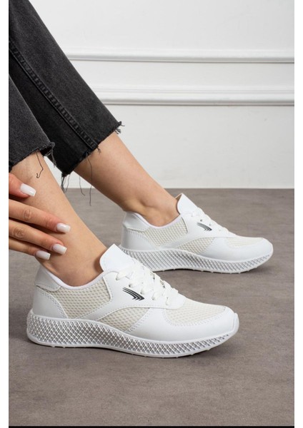 Kadın Erkek Unisex Kalın Taban Yazlık Fileli Hafif Rahat Esnek Taban Sneaker Spor Ayakkabı fiyatları