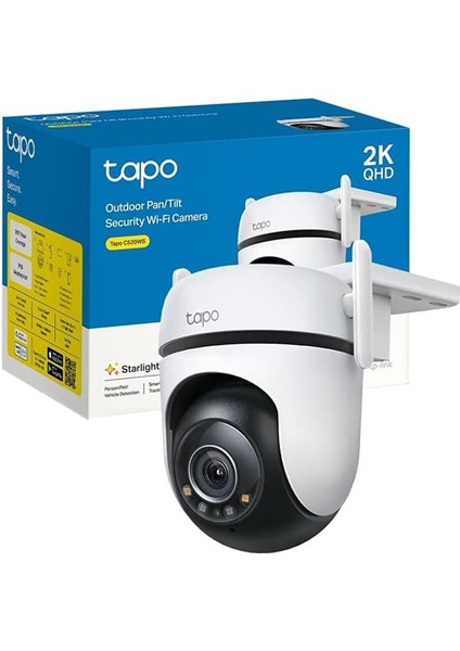 Tapo C520WS, 2k Qhd Dış Mekan Wi-Fi/ethernet Güvenlik Kamerası