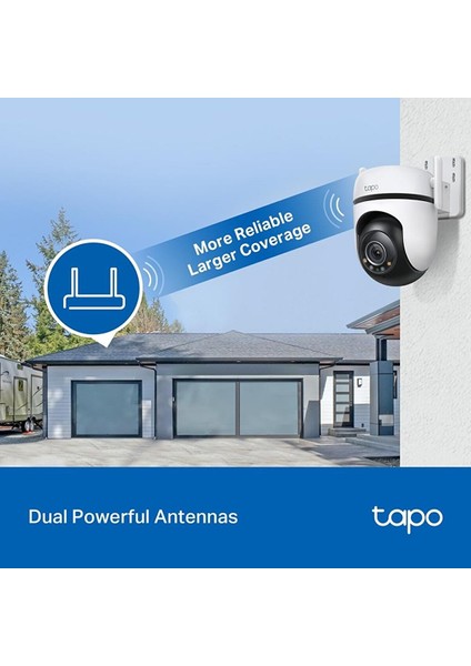 Tapo C520WS, 2k Qhd Dış Mekan Wi-Fi/ethernet Güvenlik Kamerası