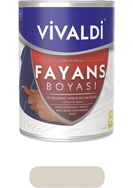 Fayans Boyası - Astar ve Vernik Gerektirmeyen Boya - Sınırsız Renk 1 kg Kurna