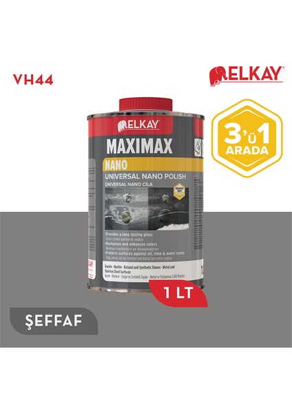 VH44 Maxımax Parlatıcı,koruyucu,çizik Giderici,temizleyici Güçlü Cila Granit Mermer Doğal Taş 1 Lt fiyatları