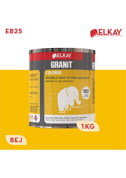 Granıt Mermer ve Taş Yapıştırıcı Bej 1000 gr