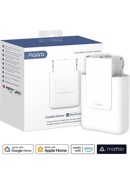 Akıllı Perde Sürücüsü Rod E1 CM-M01-R (Apple Home Destekli)