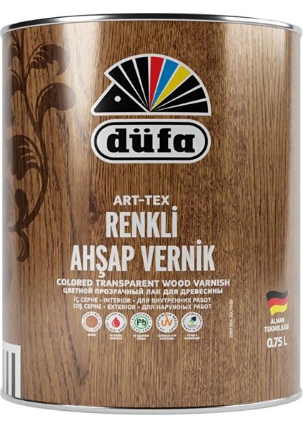 Art-Tex Renkli Ahşap Verniği 8473 Antik Ceviz 0.75 L 8473 Antik Ceviz