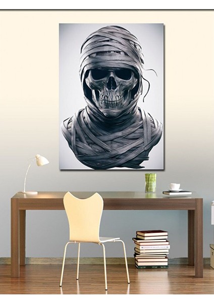 Kanvas Tablo Sonbaharda Nehirdeki Tekme 70X100 cm