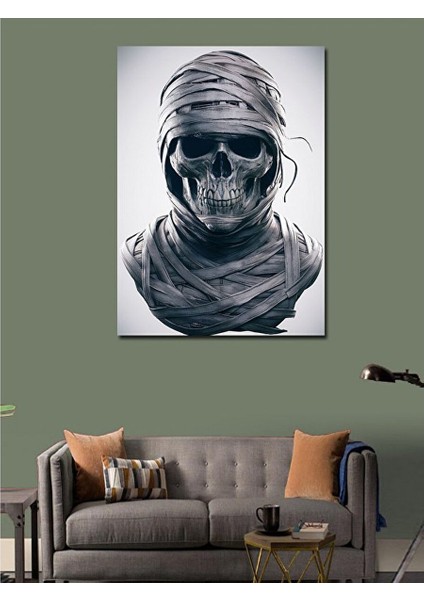 Kanvas Tablo Sonbaharda Nehirdeki Tekme 70X100 cm