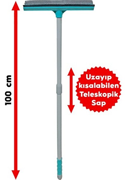 Teleskopi̇k Saplı Cam Si̇leceği̇ Çekçek fiyatları