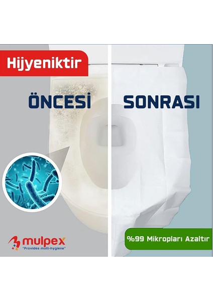 Klozet Kapak Örtüsü 1 Pkt. : 250 Adet