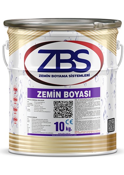 Zemin Boyası 10KG. Ral 7035