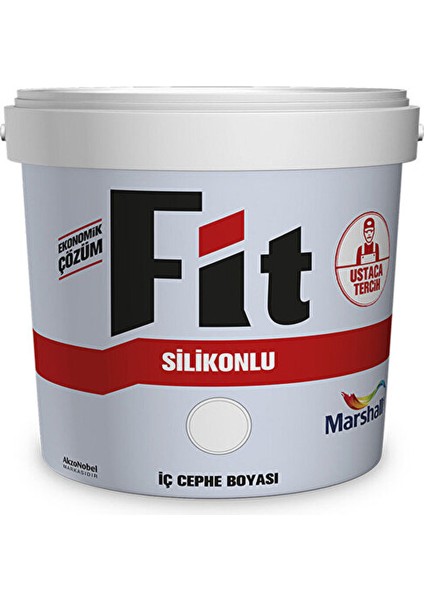 Fit Silikonlu Iç Cephe Duvar Boyası 10 kg Sabun Köpüğü