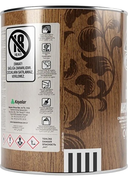 Art-Tex Renkli Ahşap Verniği 8621 Açık Meşe 0.75 L 8621 Açık Meşe fırsatları