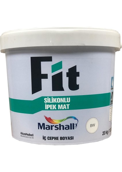 Fit Silikonlu Ipek Mat Iç Cephe Duvar Boyası 20 kg Gelin Teli