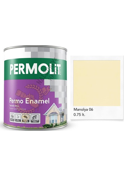 Enamel Sentetik Yağlı Boya Manolya 0.75 Lt.
