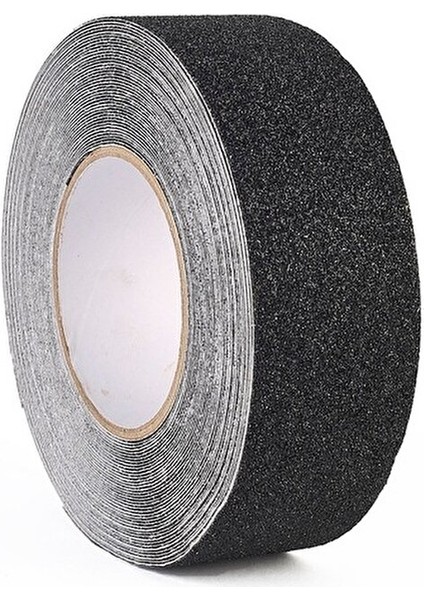 Siyah Merdiven ve Zemin Kaydırmaz Kaymaz Bant 50MM x 25MT