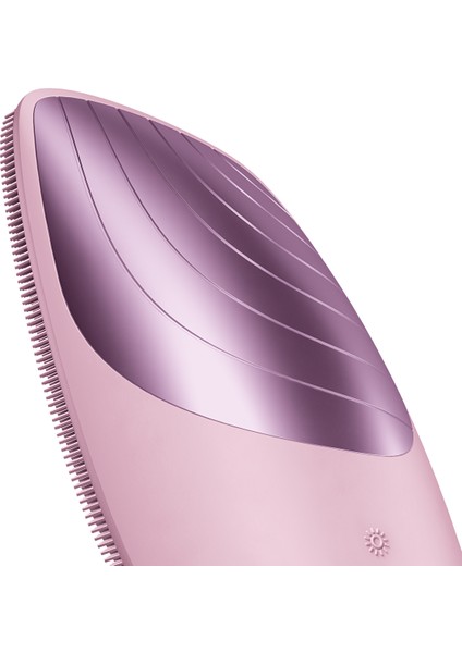 Titreşimli Yüz Temizleme ve Isılı Masaj Cihazı | Sonic Thermo Facial Brush Pembe modelleri