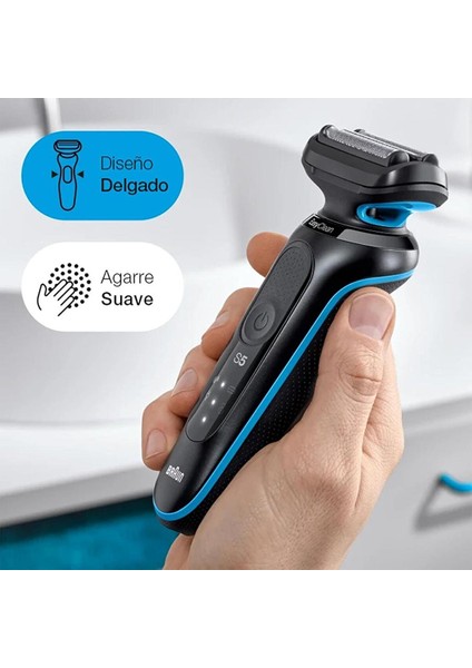 Yeni Seri 5 B1000S Kablosuz Tıraş Makinesi, Autosense, Easyclean, Easyclick, Islak & Kuru fırsatları