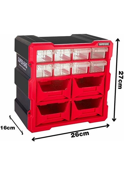 ASR-6009 12 Li̇ Monoblok Avandalik Çekmece Seti̇