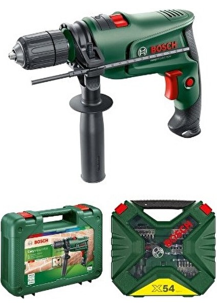 Easyimpact 600 Darbeli Matkap + X-Line 54 Parça Delme&vidalama Seti