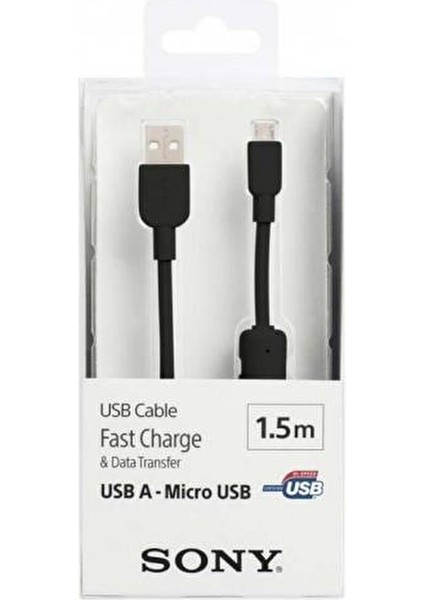 CP-AB150 Orjinal Hızlı Şarj Micro USB Data ve Şarj Kablosu - Siyah modelleri