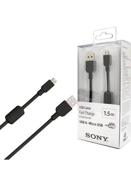 CP-AB150 Orjinal Hızlı Şarj Micro USB Data ve Şarj Kablosu - Siyah fırsatları