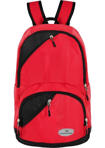 Orion Unisex Kırmızı Günlük Okul Sırt Çantası Kırmızı
