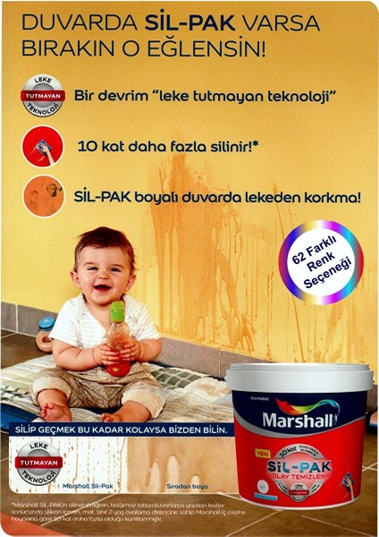 Sil-Pak Leke Tutmaz Duvar Boyası 7.5 Lt Defne Yaprağı modelleri