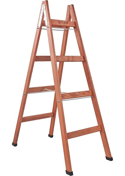 4 Basamaklı Ahşap Merdiven 1.40 mt modelleri