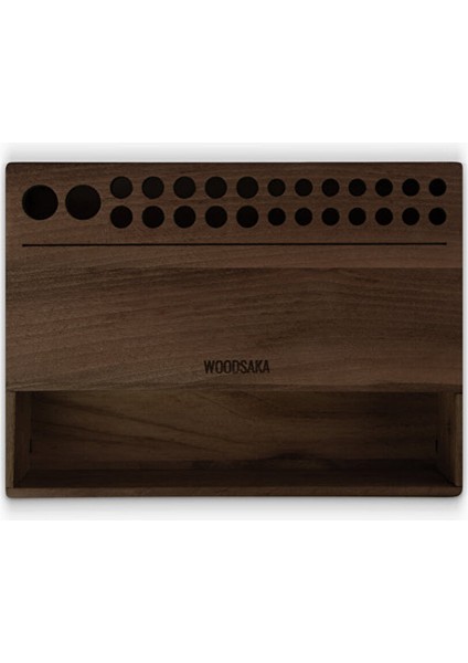 Reka - Mini Organizer - Çekmece ve Açık Saklama Gözü - Ceviz fiyatları