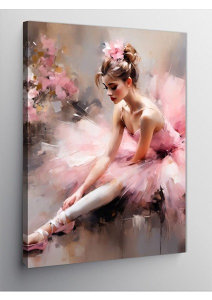 Kanvas Tablo Balerin Kız 70X100 cm