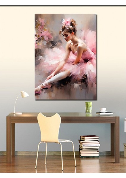 Kanvas Tablo Balerin Kız 70X100 cm fiyatları