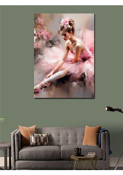 Kanvas Tablo Balerin Kız 70X100 cm modelleri