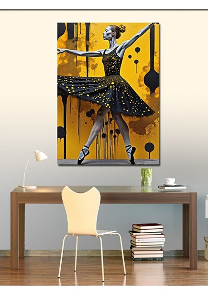 Kanvas Tablo Balerin Kadın 70X100 cm fiyatları