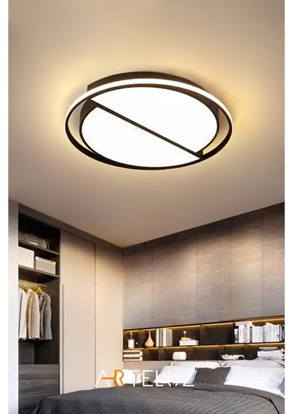 Kesi̇k Yuvarlak Model Modern Plafonyer Avi̇ze (50 Cm) indirimleri