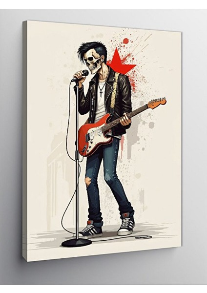 Kanvas Tablo Gitarist 70X100 cm
